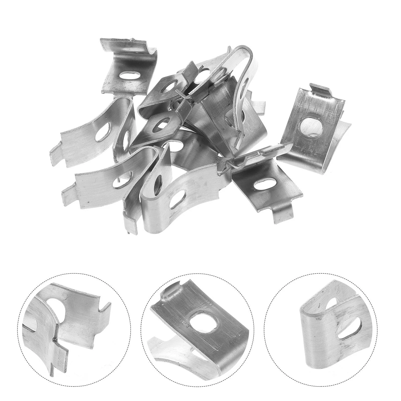 

10pcs Glass Shelf Bracket Clips Cabinet Shelf Pegs For Shelves Stainless Shelf Pegs