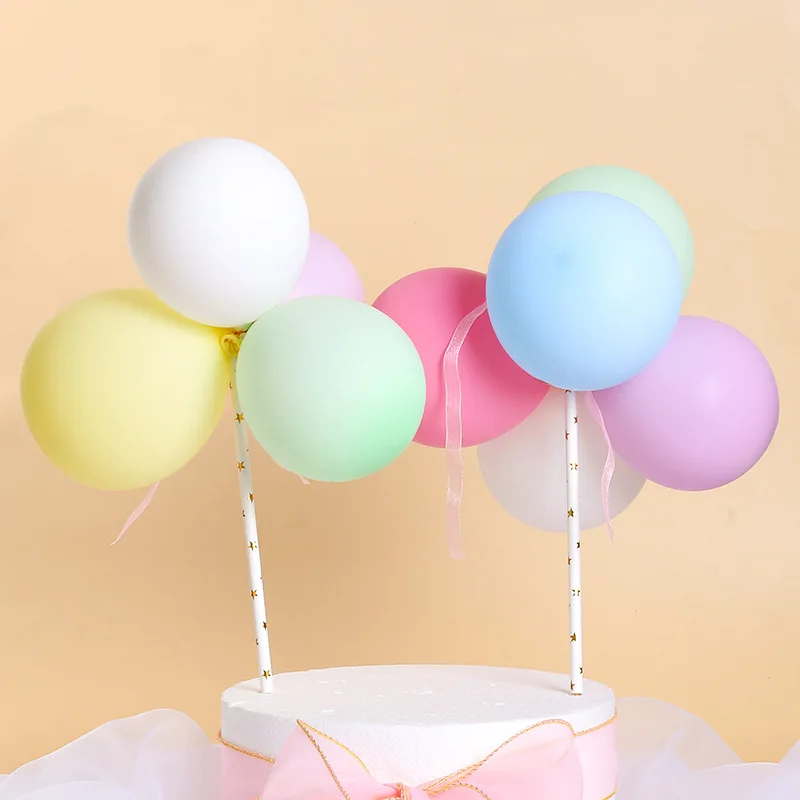 Макарон воздушный шар торт на день рождения Топпер десертный стол атмосфера