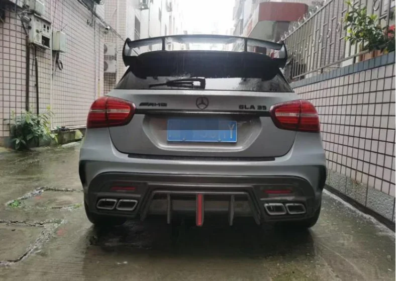 Задний бампер из углеродного волокна для X156 Mercedes-Benz GLA45 AMG 2015-2019