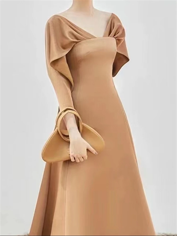 Женское кружевное платье с вышивкой элегантное праздничное платье-трапеция в