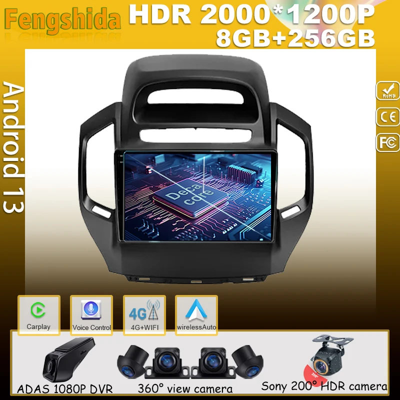 Автомобильный 2din Android для Geely GC6 1 2014-2016 мультимедийный видеоплеер авто головное