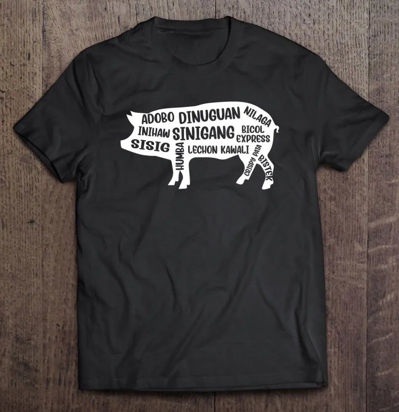 

Philippines Food Adobo For Filipinos And Filipinas T Shirt Hip Hop Korean Style Shirt Sport Korean Style Basketball Hip Hop