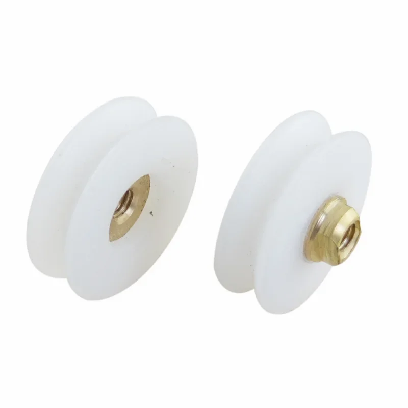 8 шт. ролики для душевых дверей диаметром 23 мм нейлоновая роликовая канавка V с