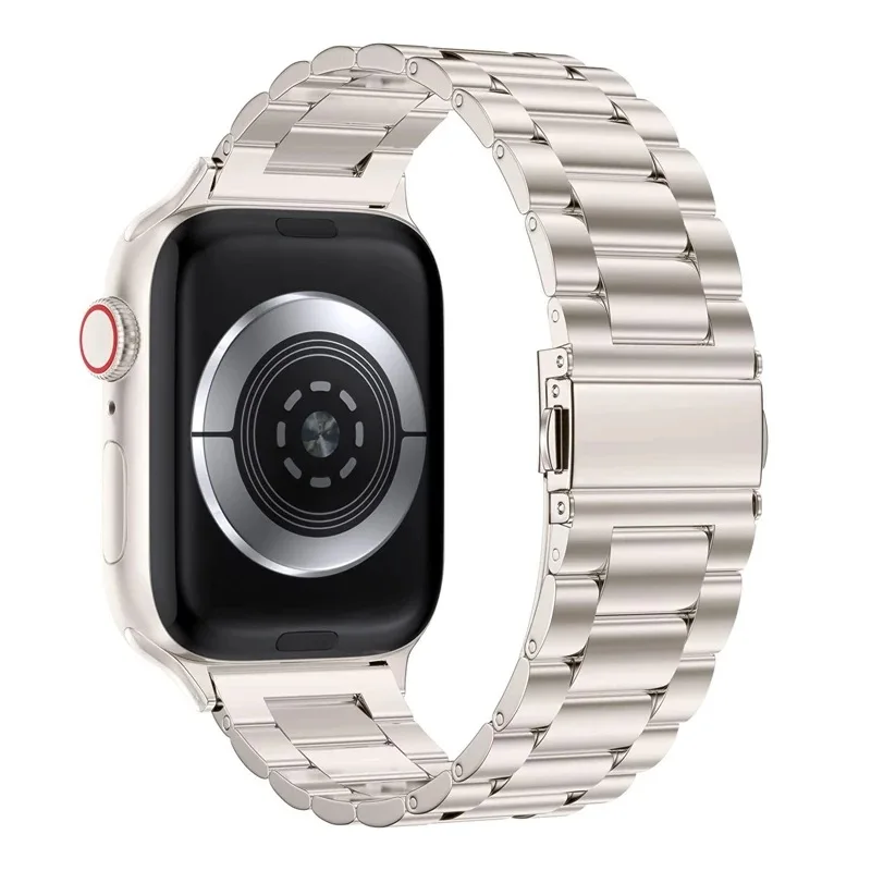 Applicable to Apple Apple Watch Ultra 49mm metal stainless steel strap iWatch 78 strap apple watch band