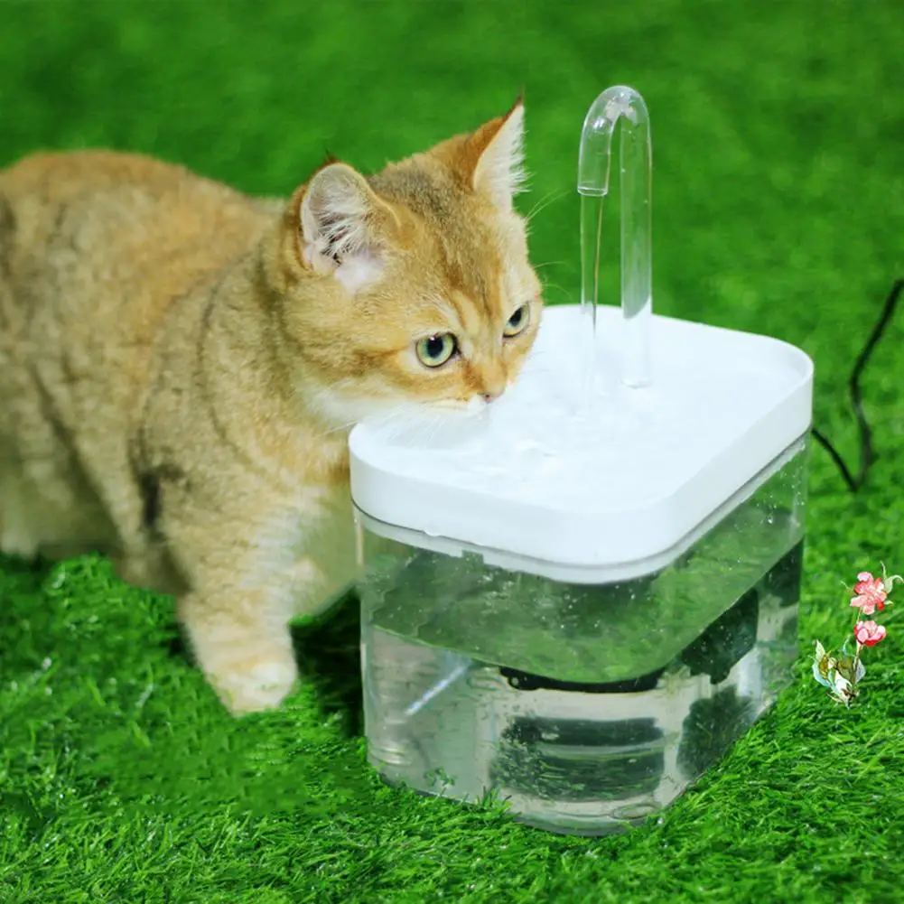 

Durable Sturdy Automatic Pet Water Fountain with Filter Function Anti-dry Burning PET Pet Drinking Fountain Home Supply