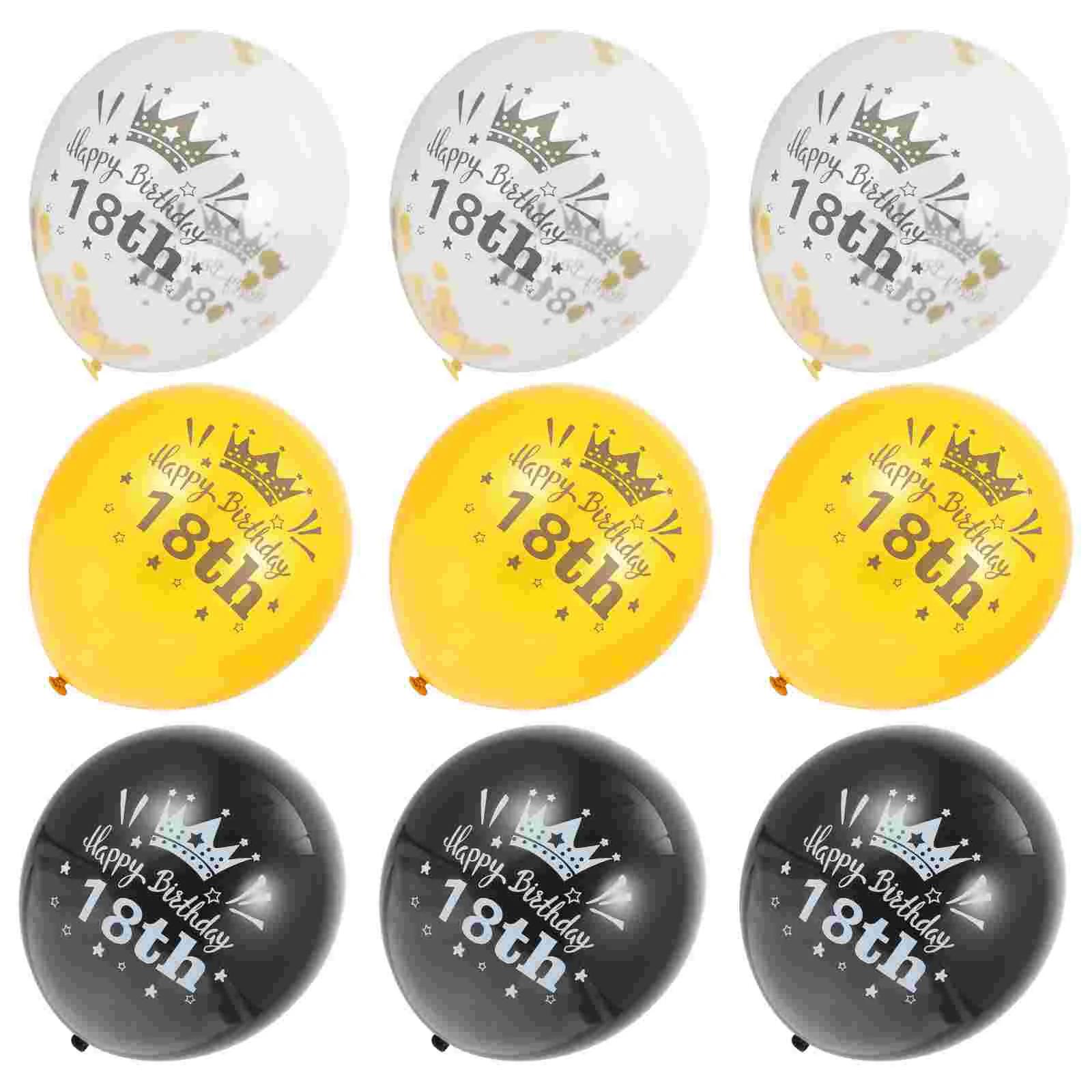 

2 Packs Delicate Balloon Birthday Decorative Balloons Party Balloon Ornaments