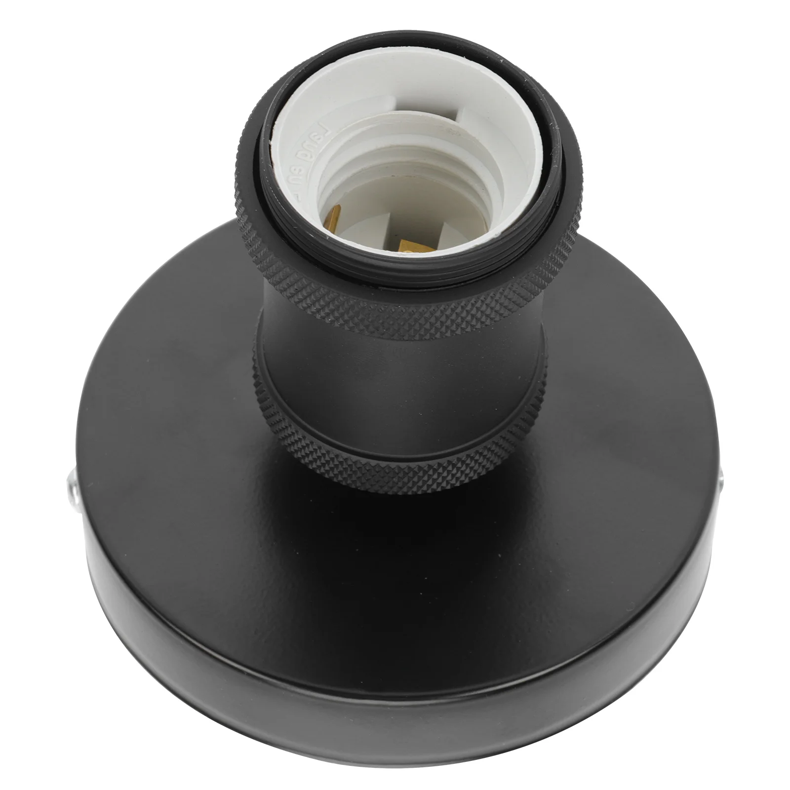 

E27 Holder Lamp Bulb Lampholder Retro Screw Base Adapter Pendant Ceramic Socketvintage Black Industrial