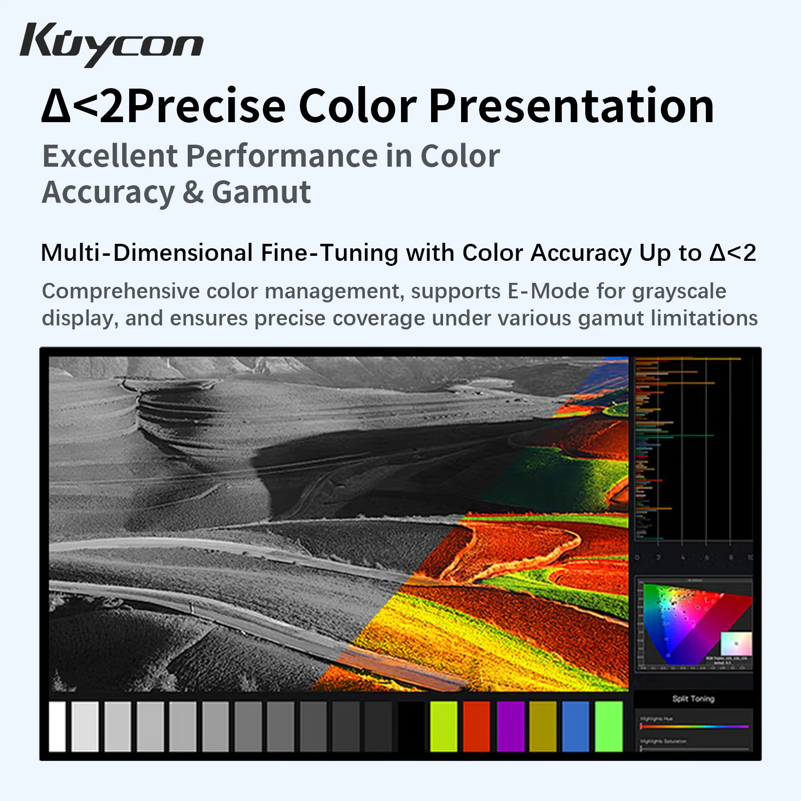 Фото Монитор Kuycon G32P 32 дюйма, 6K UHD IPS, для ПК, 500 нит, контрастность 2000:1, экран для настольного ПК, 99% sRGB, алюминиевый сплав №4