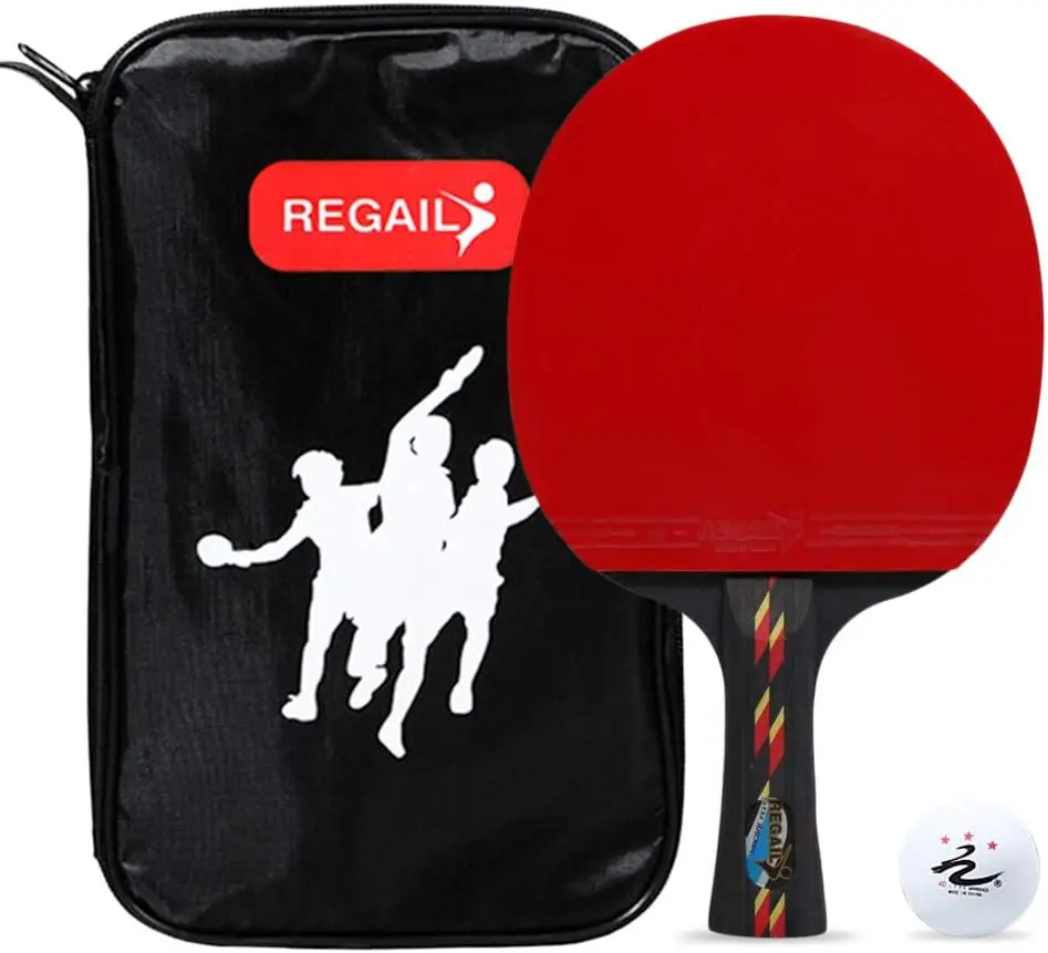 

Raquete De Tênis De Mesa De Ping Pong De Qualidade Cabo Longo Raquete De Ping Pong Bastão Conjunto De Raquete De Ping Pong Ace