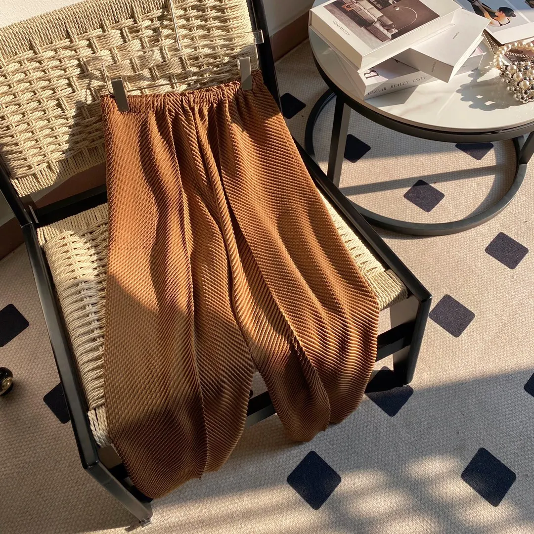 Брюки-карандаш женские плиссированные универсальные повседневные Модные