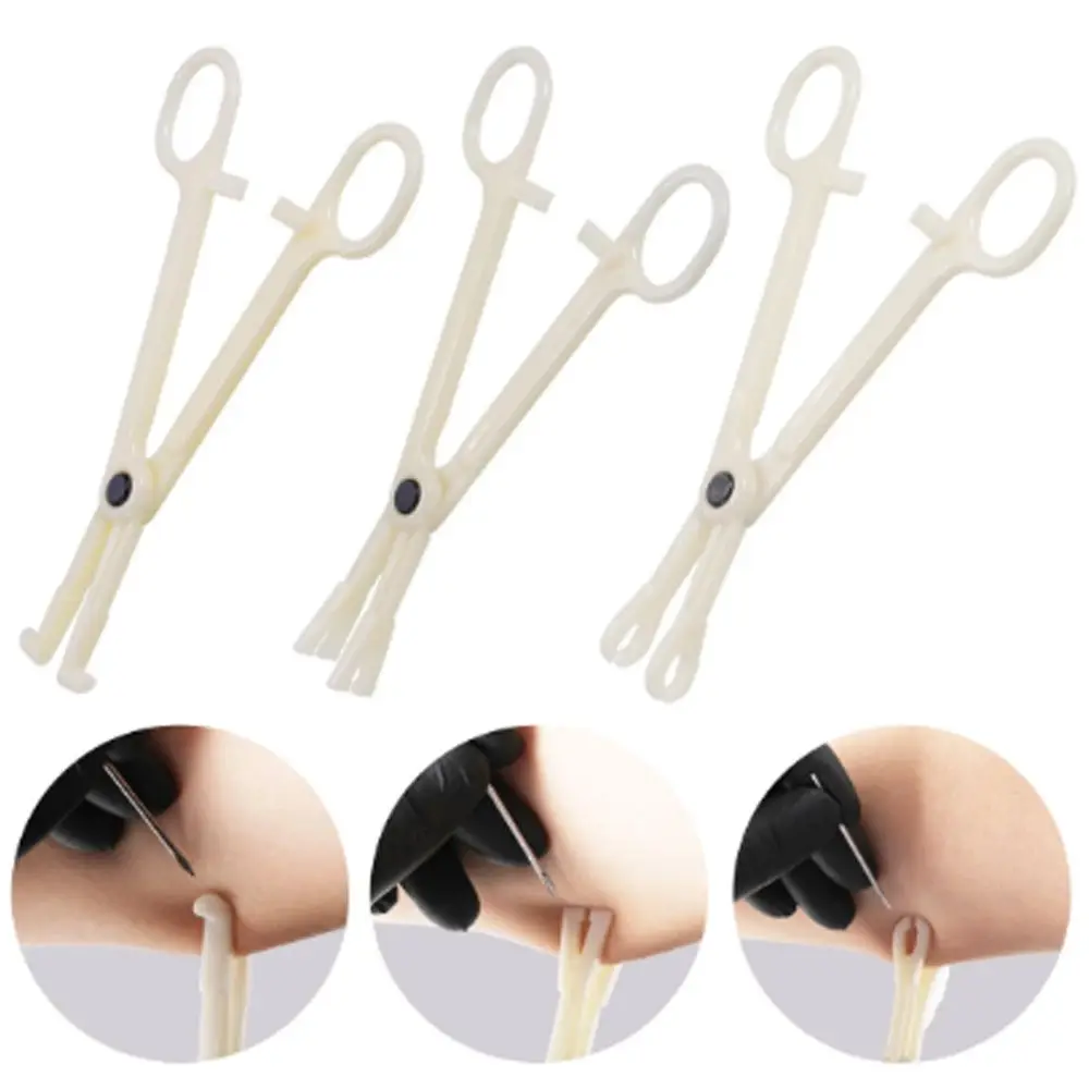 

Forceps Plier Clamp Body Jewelry Puncture Aids Professional Clamp Ear Lip Navel Nose Piercing Tool Open Septum