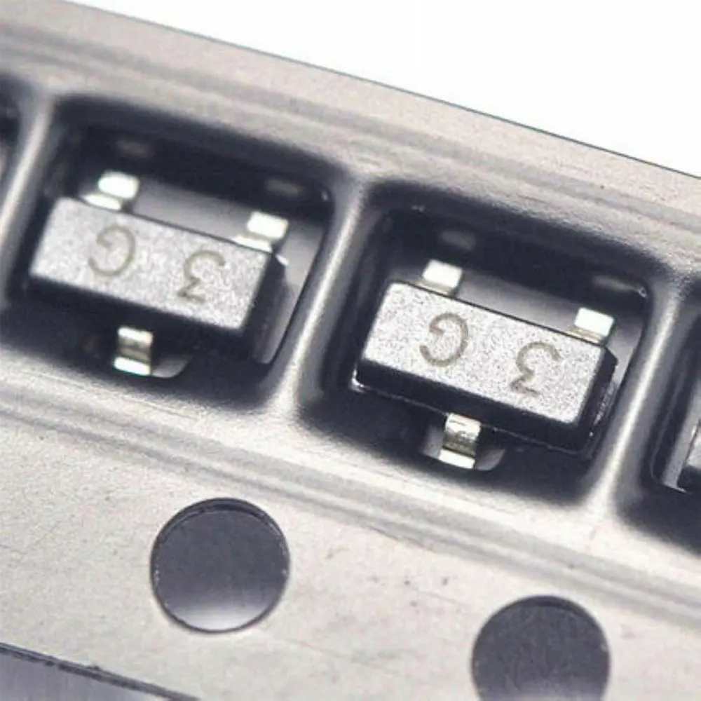 

ТРАНЗИСТОР 3G BC857C PNP SOT-23 45 в 0.1A SMD, 50 шт.