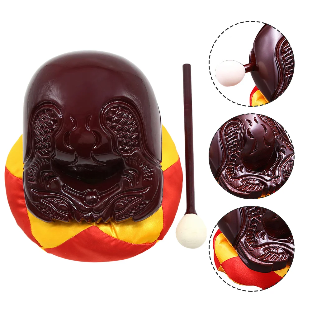 

Suite Percussion Accessory Temple Woodblock Wooden Knocker Natural Decked Accessories