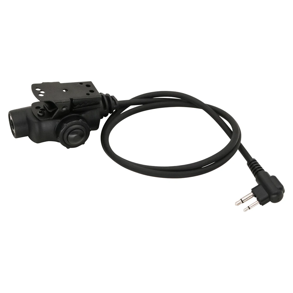 Tactical Headset Adapter U94 V2 Ptt Military Airsoft U94 Ptt Compatible with Comtac Sordin Headphone for Motorola 2 pin Radio