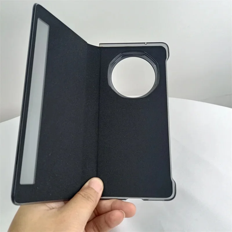 Чехол BANERYPAK для Honor Magic V5 с умным окном Smart View, кожаный, роскошный, с функцией Smart SleepWake Up, противоударный, из полиуретана, с подставкой, защитный. (art.: 3920dcb968adc) - 3920dcb968adc