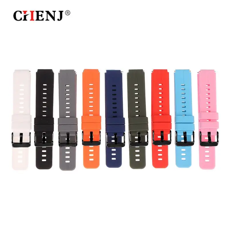 

Ремешок сменный силиконовый для наручных часов, водонепроницаемый быстросъемный браслет для смарт-часов Huawei B6 B3, 16 мм, аксессуары