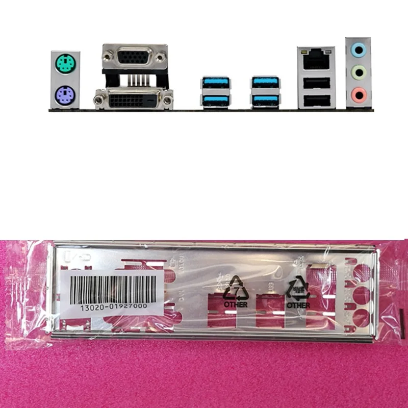 

IO Shield Back Plate Blende Bracket For ASUS H110M-ET H110M-ET/V5 H110M-K H110M-K D3 H110M-K X Computer Backplate I/O