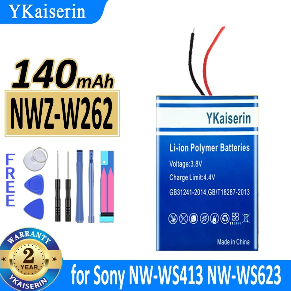 Аккумулятор для наушников YKaiserin 140 мАч Sony NW-WS413 NW-WS623 NW-WS625 NWZ-W273S NWZ-W274S NWZ-W252 NWZ-W262