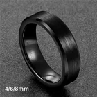 Мужское керамическое матовое кольцо, матовое обручальное кольцо 864 мм