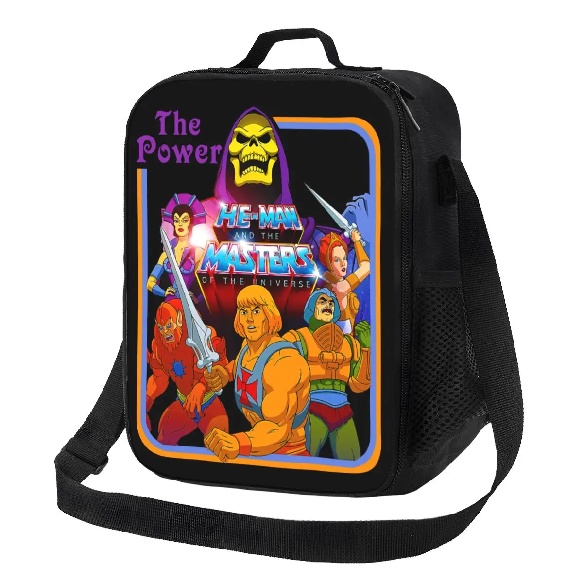 

He-Man Masters Of The Universe The Power Portable Lunch Boxes Skeletor She-Ra Beast Cooler Thermal Food Insulated Lunch Bag