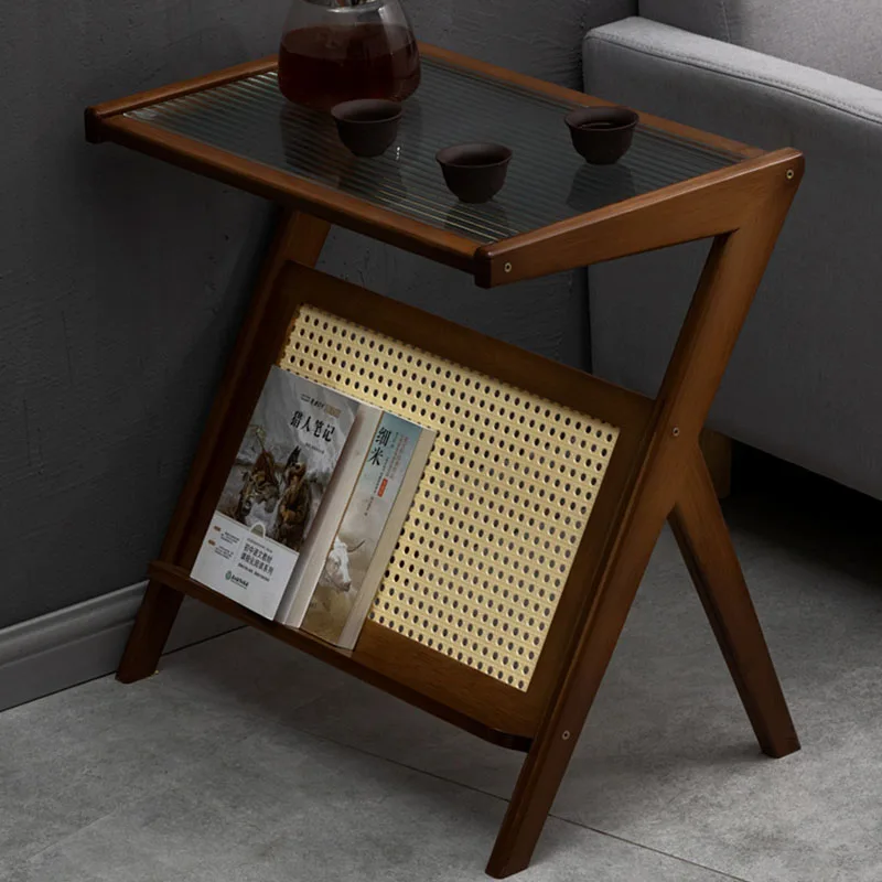 

Nordic Garden Desks Coffee Tables Bedside Outdoor Glass Entryway Coffee Table Floor Table Basse Pour Salon Home Furniture ZY50CJ