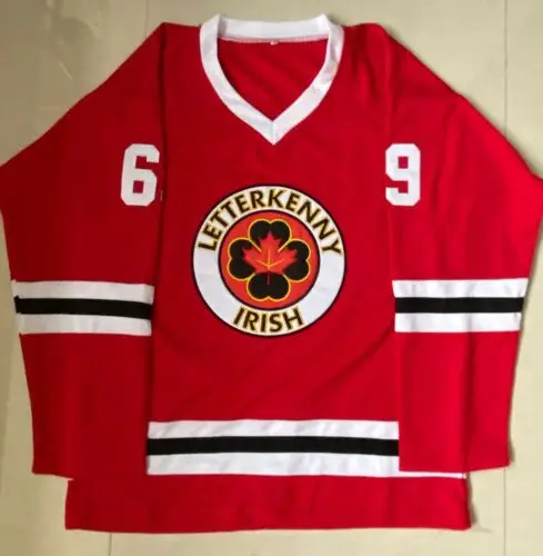 

TV Series Letterkenny Irish #69 Shoresy Hockey Jersey Embroidery Stitched Customize any number and name Jerseys