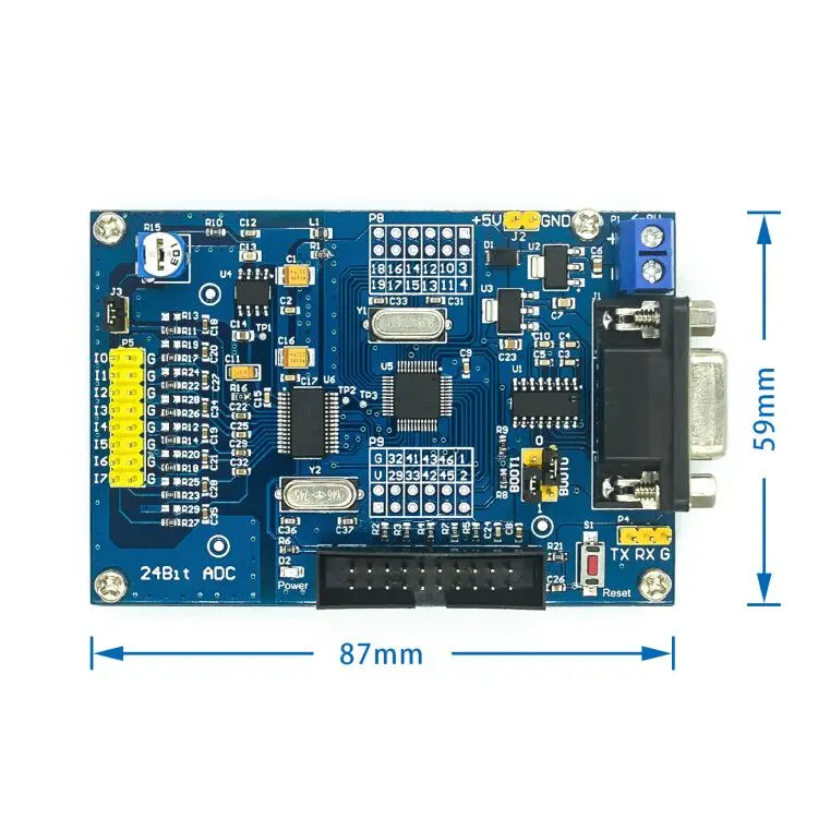 ADS1256 24-битный AD Высокоточный модуль захвата ADC STM32F103C8T6 Модуль