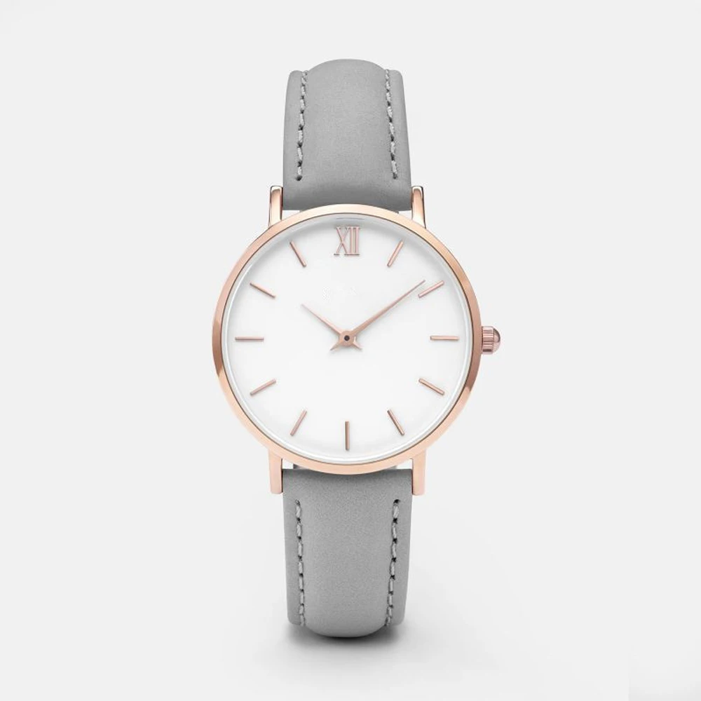 

A2151 Zegarek Damski Fashion Simple Women Watches Woman Ladies Casual Leather Quartz Watch Female Clock Relogio Feminino