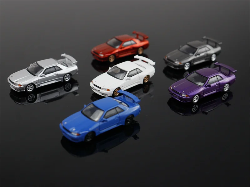 

*Soon arrive* LF 1:87 Nissan GTR R32 Initial D Red Purple Blue Gray Model Car