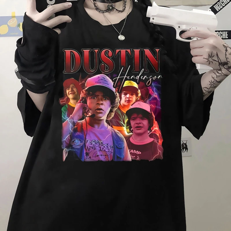 

Женская летняя футболка с принтом «очень странные дела», женская футболка с коротким рукавом в стиле Харадзюку, повседневная одежда, модная...