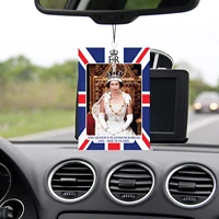 youngjubilee ii queens 70th anniversary car interior pendant auto ornaments gift mirror decoraction rearview decoration au e9x1