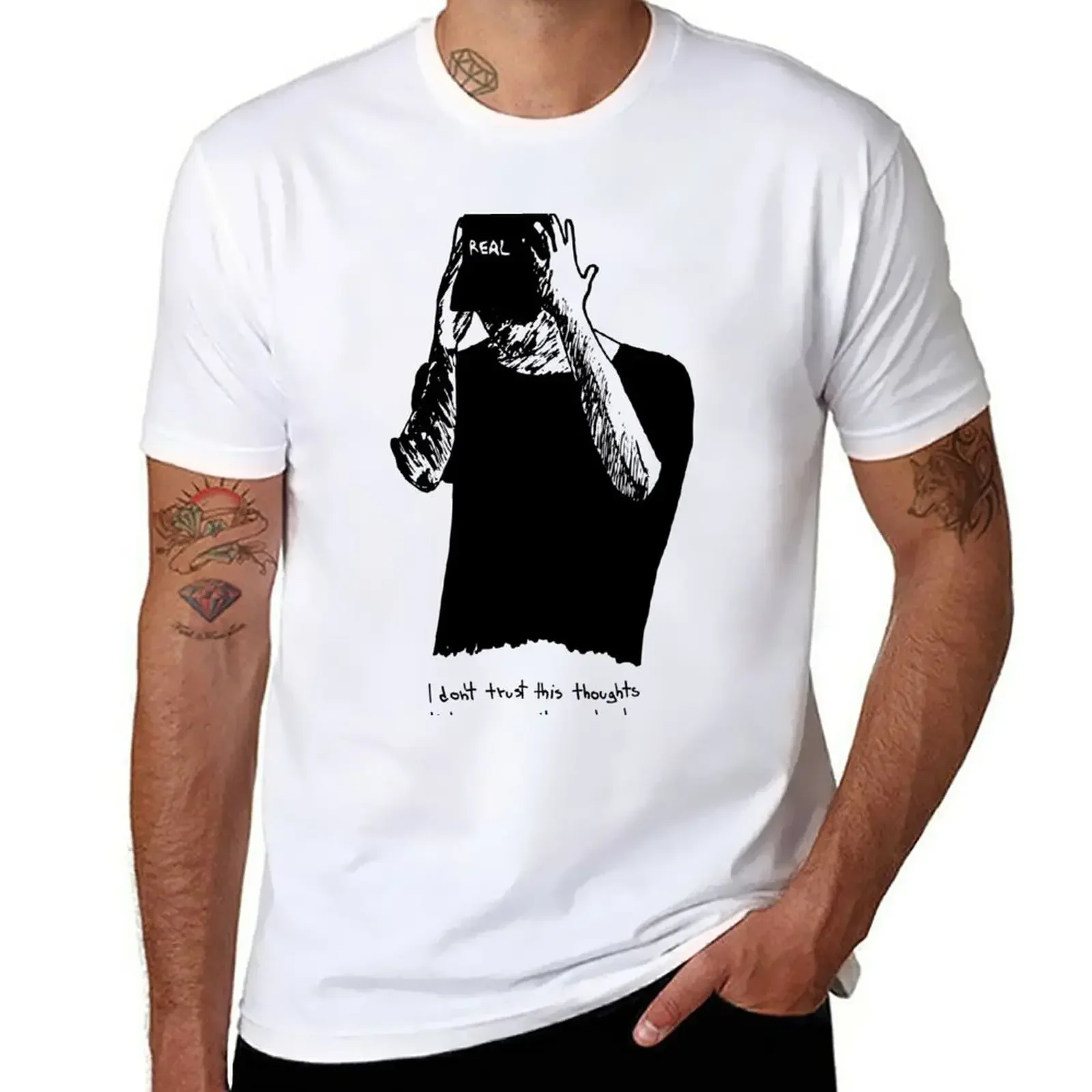 Футболка NF больших размеров винтажная одежда футболки-тяжеловесы для мужчин