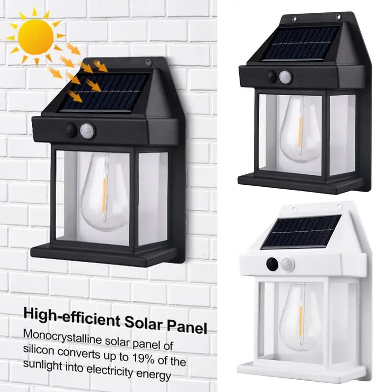 

Solar Outdoor Garden Light Sunlight Wall Lamp Home Villa Balcony Wall Light Terrace Decorative Atmosphere Lights Energy Saving