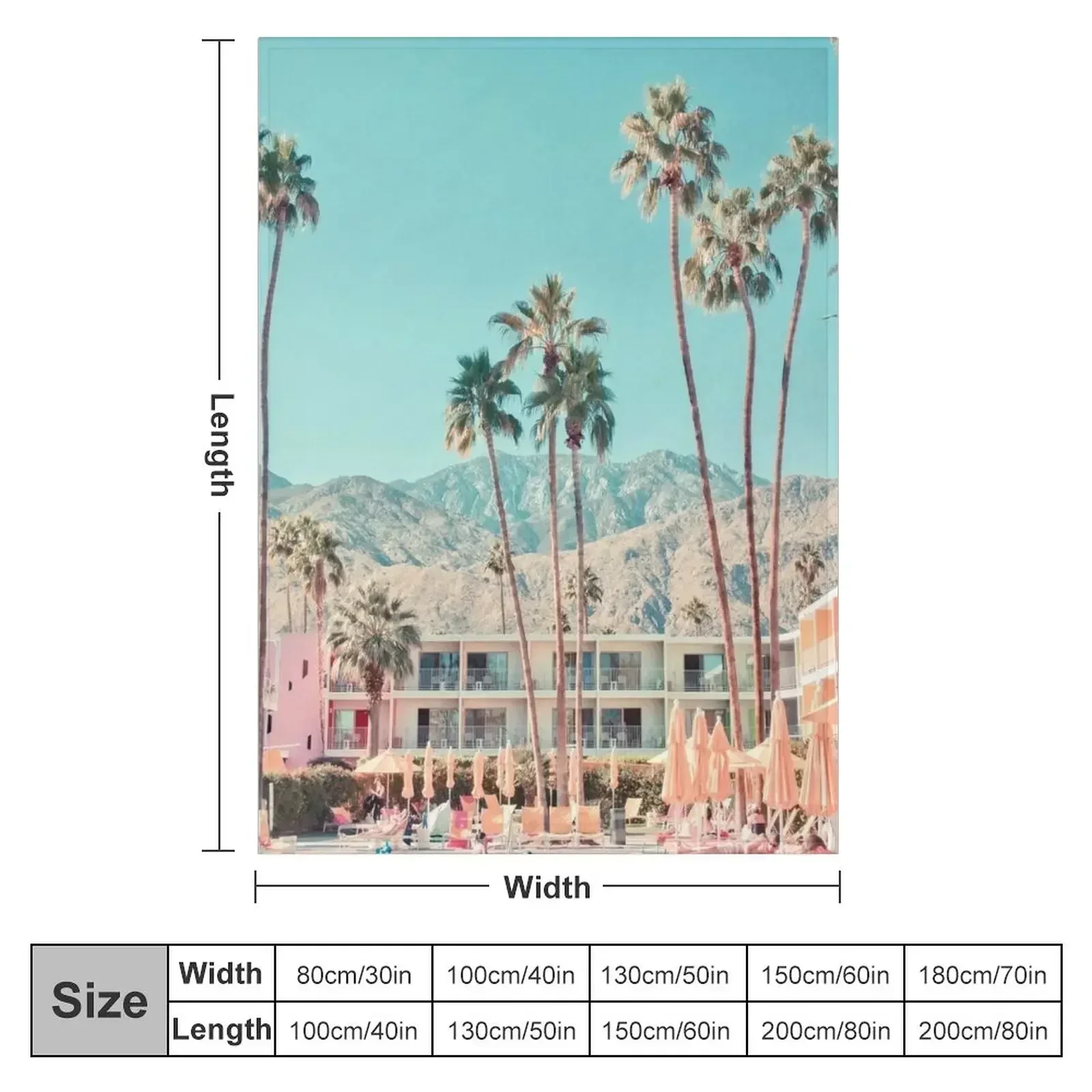 Одеяло Palm Springs Hotel Saguaro одеяло для дивана детские одеяла класса люкс