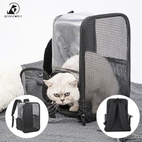 25l transparent cat backpack breathable oxford carrier for cats bag portable pet dog carrier cat accessories 4 colors