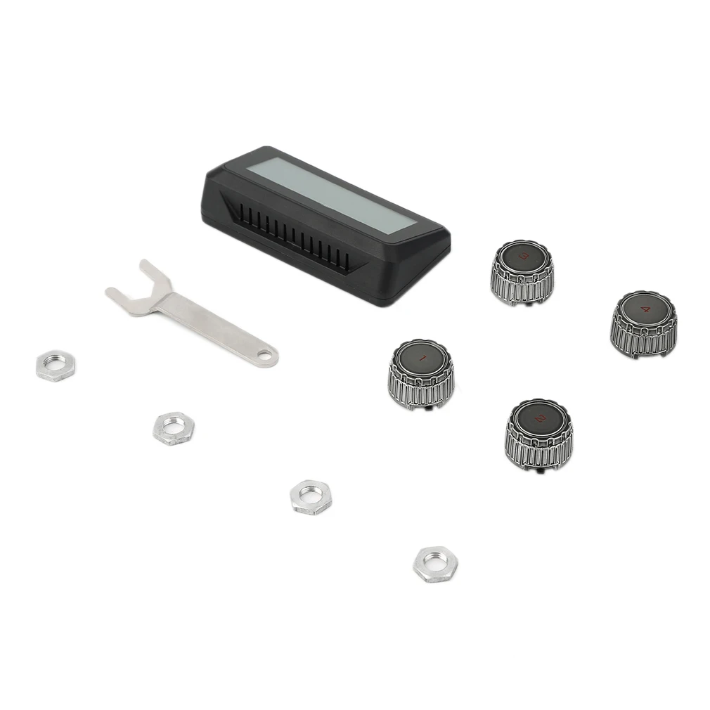 

Hot Tire Pressure Monitor System + 4 External Sensors LCD Display GS01-T02 New