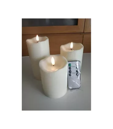 

FLAMELESS CANDLES-decorative CANDLES with Knob