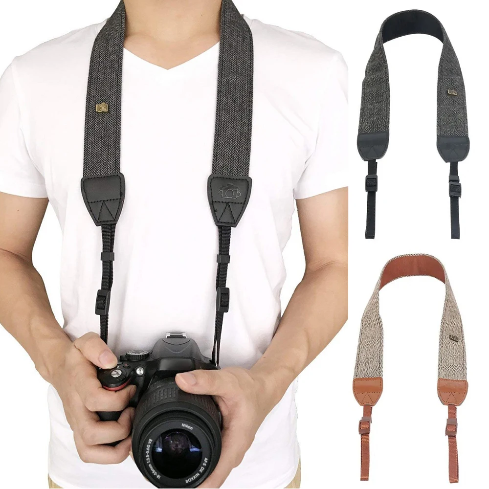 

Ремень на плечо для камеры регулируемый ремень на шею для камеры Sony Nikon Slr Canon универсальные аксессуары декомпрессионный