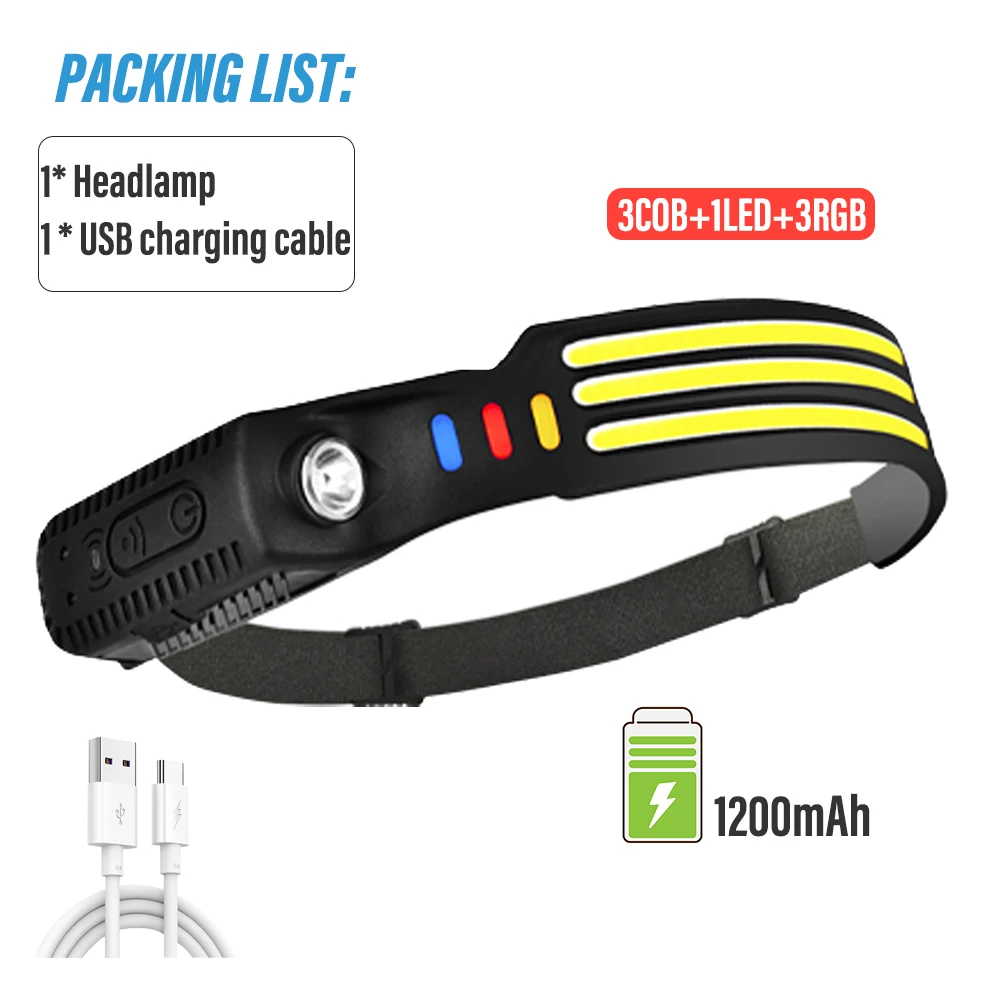 

Shustar T-356 Налобный фонарь COB+LED