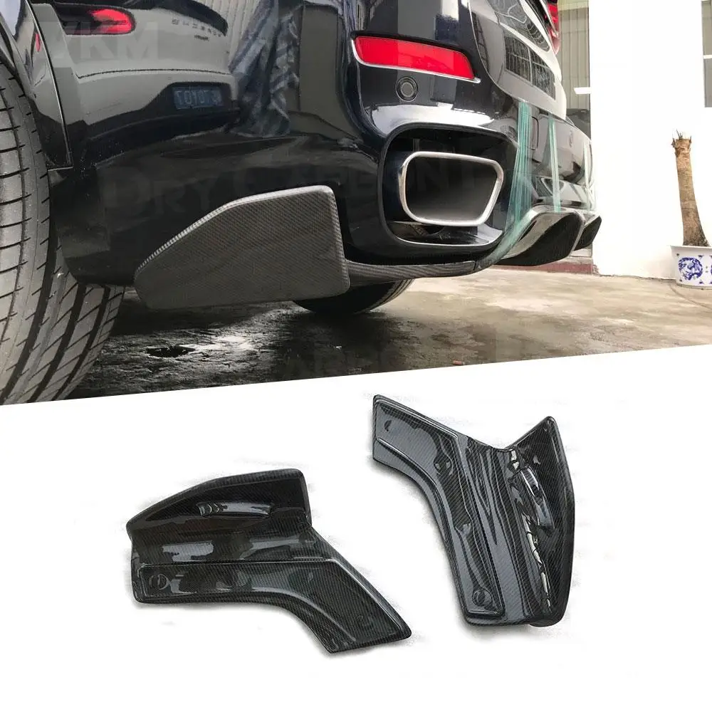 Для BMW X5 F15 M Sport 2014-2018 задний бампер разветвители из углеродного волокна боковой