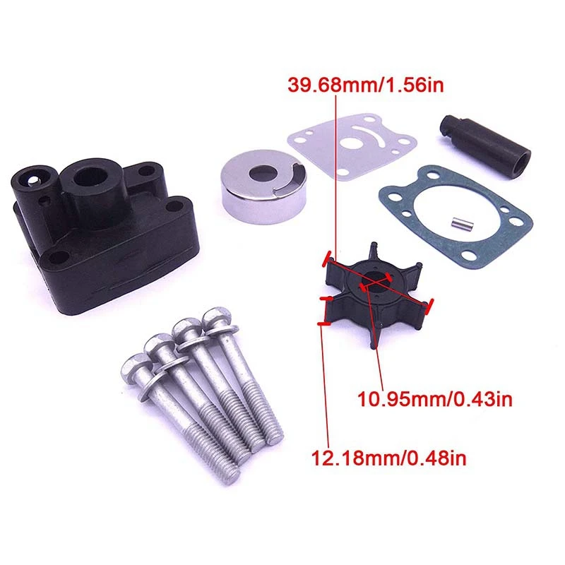 Лодочный мотор 6E0-W0078-00 6E0-W0078-01 6E0-W0078-02 Ремкомплект водяного насоса для подвесного