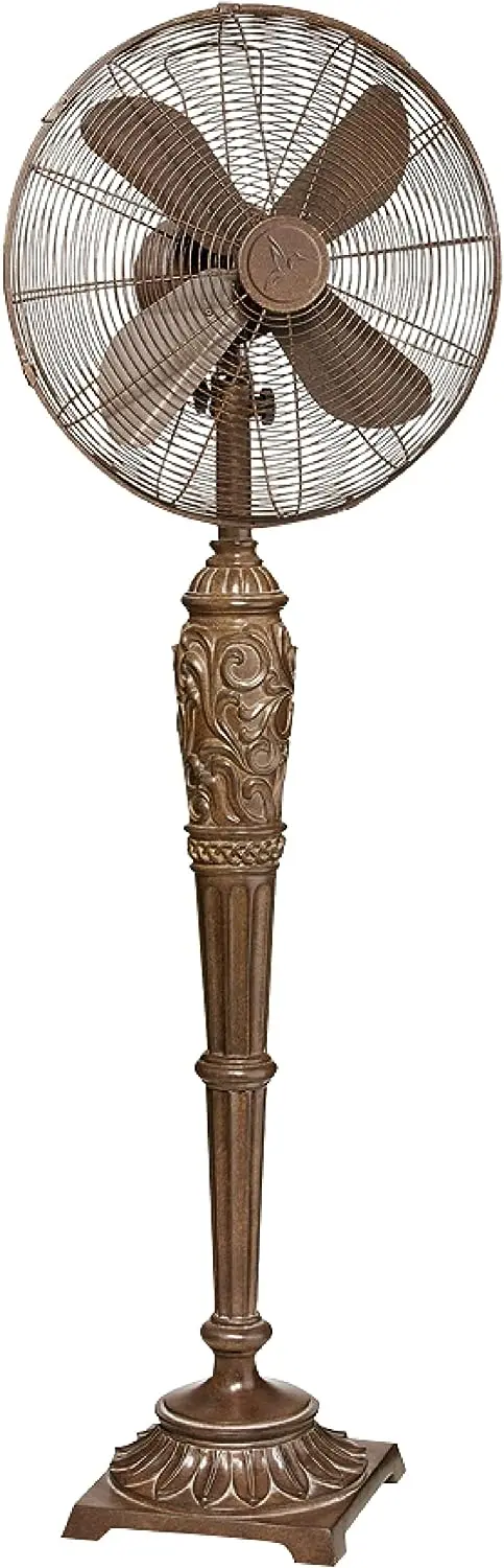 

Home Furnishings 55" Extravagant Victorian Oscillating Indoor Standing Floor Fan