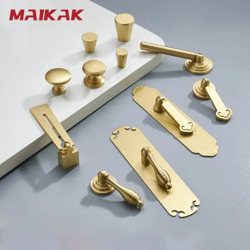 Латунные медные ручки для шкафа ручка кухонного настенный крючок крючки вешалок