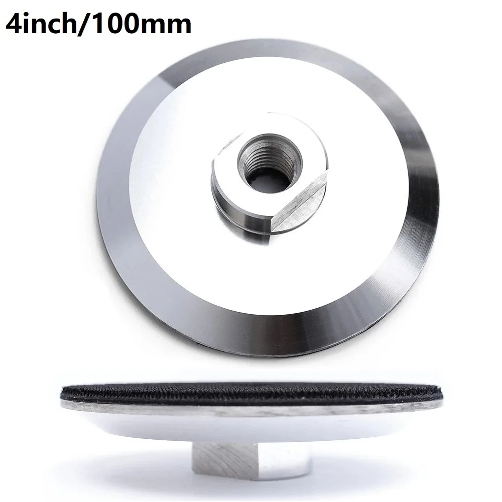 

M14 Polishing Pads Pad Parts Polishing Replacement Tools Backing Base Holder M14 10cm 1PC Accessories Aluminum