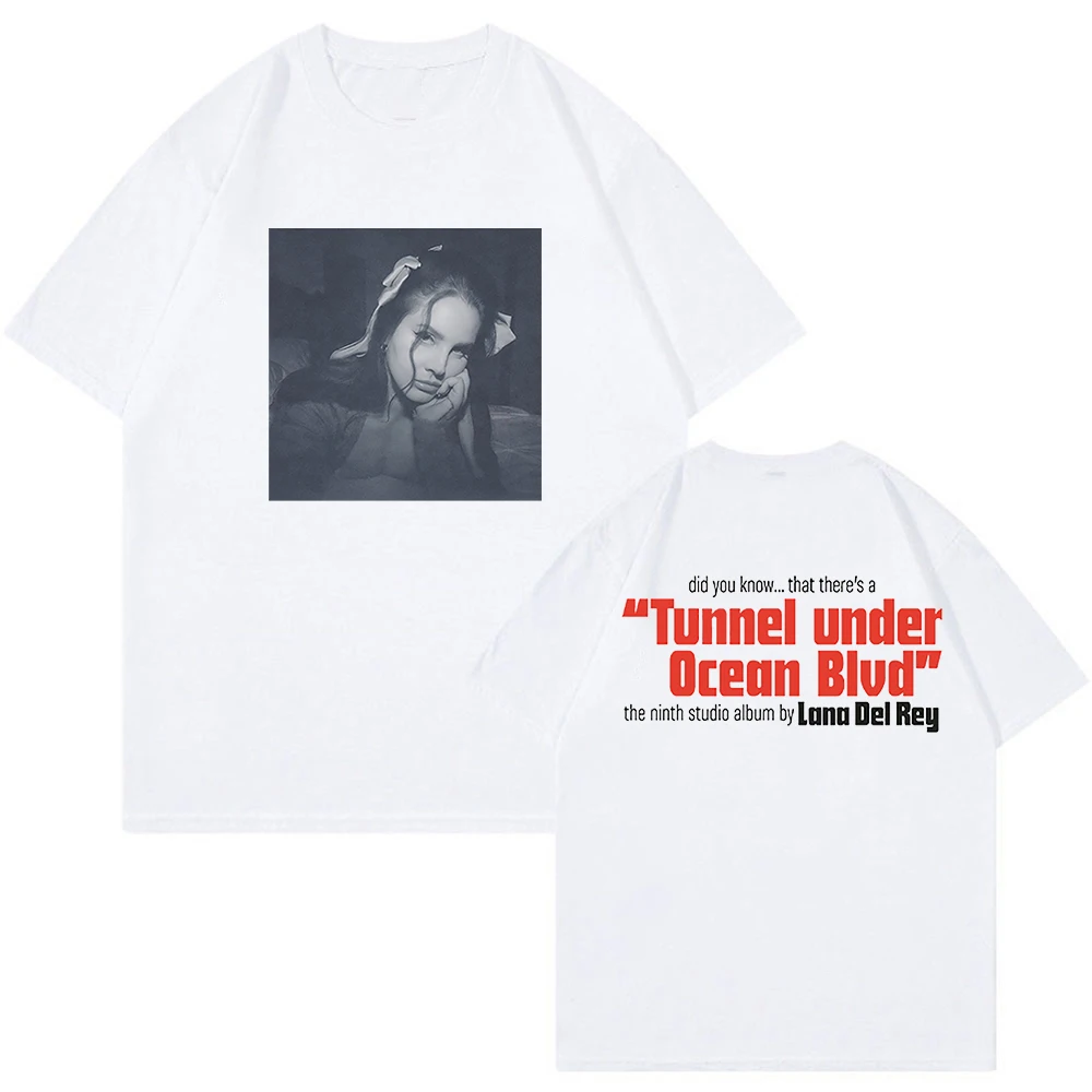 Футболка Lana Del Rey Tunnel Under Ocean Blvd Merch футболка с круглым вырезом и короткими рукавами