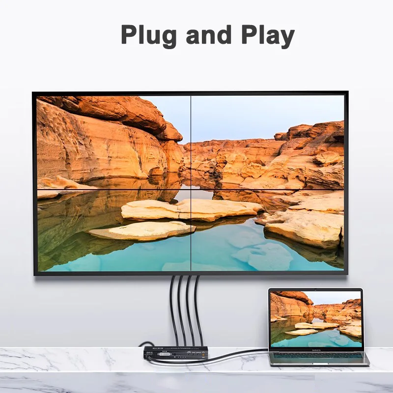 Фото Контроллер видеостены 4K HDMI 3X3 2X3 2X2 Процессор видеостены с несколькими видеоэкранами Процессор ТВ Сварщик ТВ Дисплей для сращивания стен №3