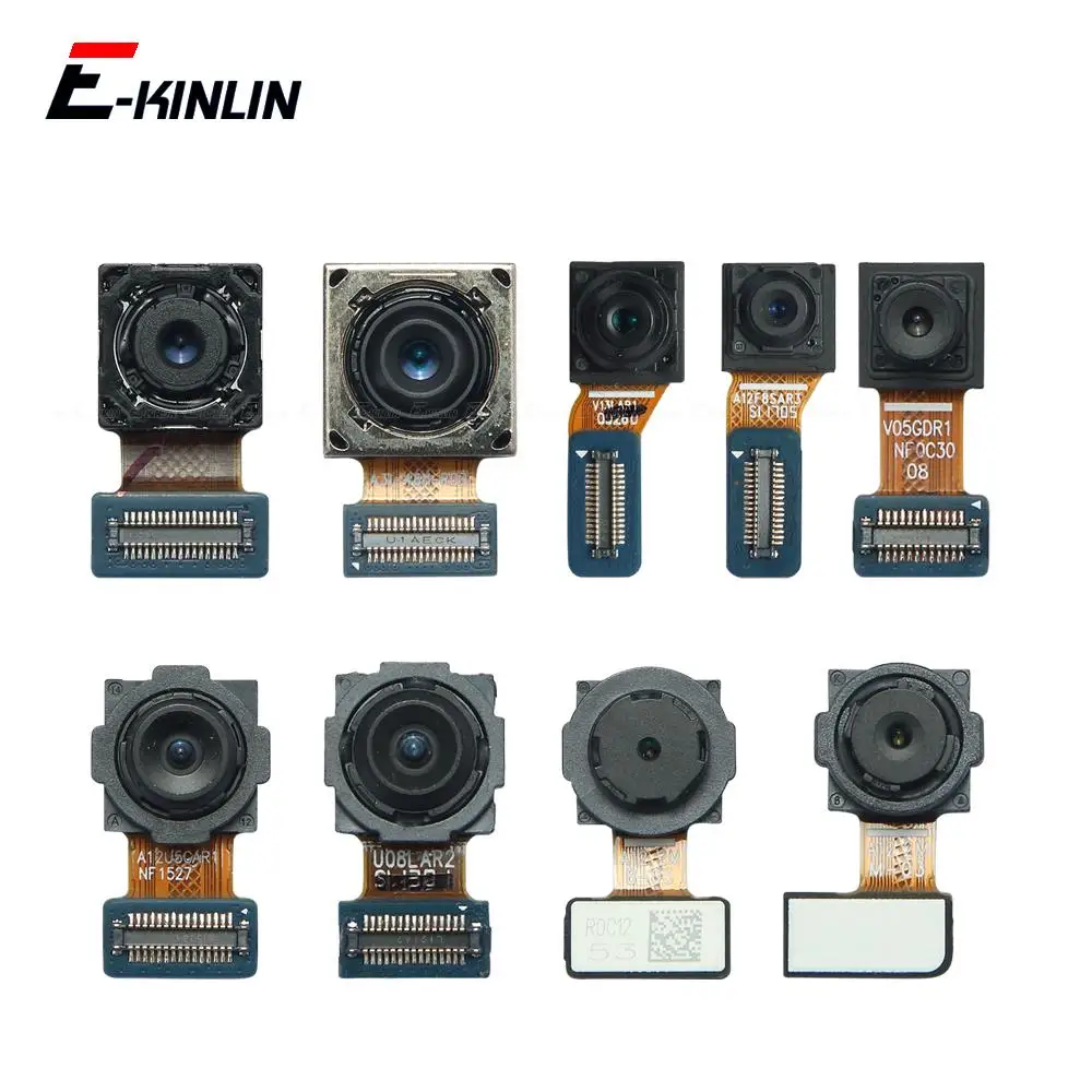 

Front Facing Selfie Back Main Telephoto Macro Depth Ultrawide Camera For Samsung Galaxy M02 M12 M22 M022 M127 M225 Flex Cable