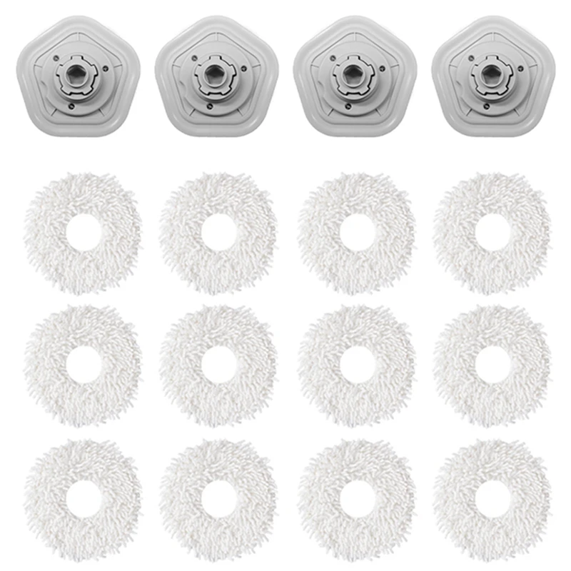 

HOT!Mop Cloth & Rag Stents Replacement Kits For Dreame Bot W10 W10pro Robot Vacuum Cleaner Upgraded Detachable Mop Pad