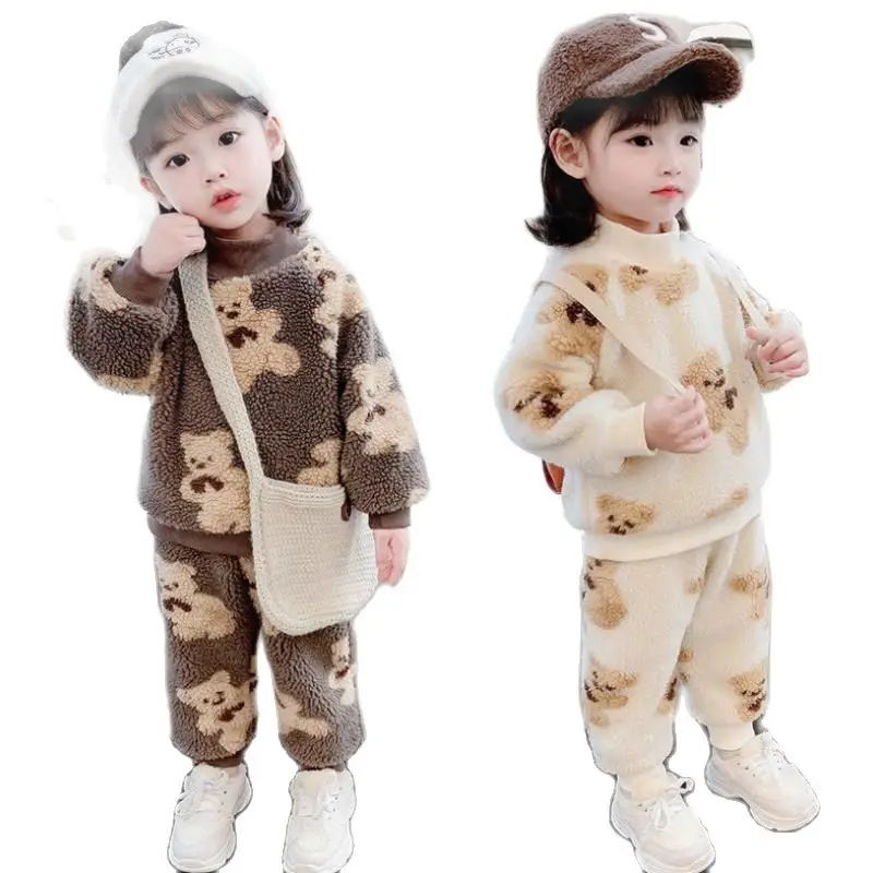 New 2021 Baby boys winter clothing suit set warm down jacket+pants long sleeve coat kis clothing set fashion clothes 0-4 years
