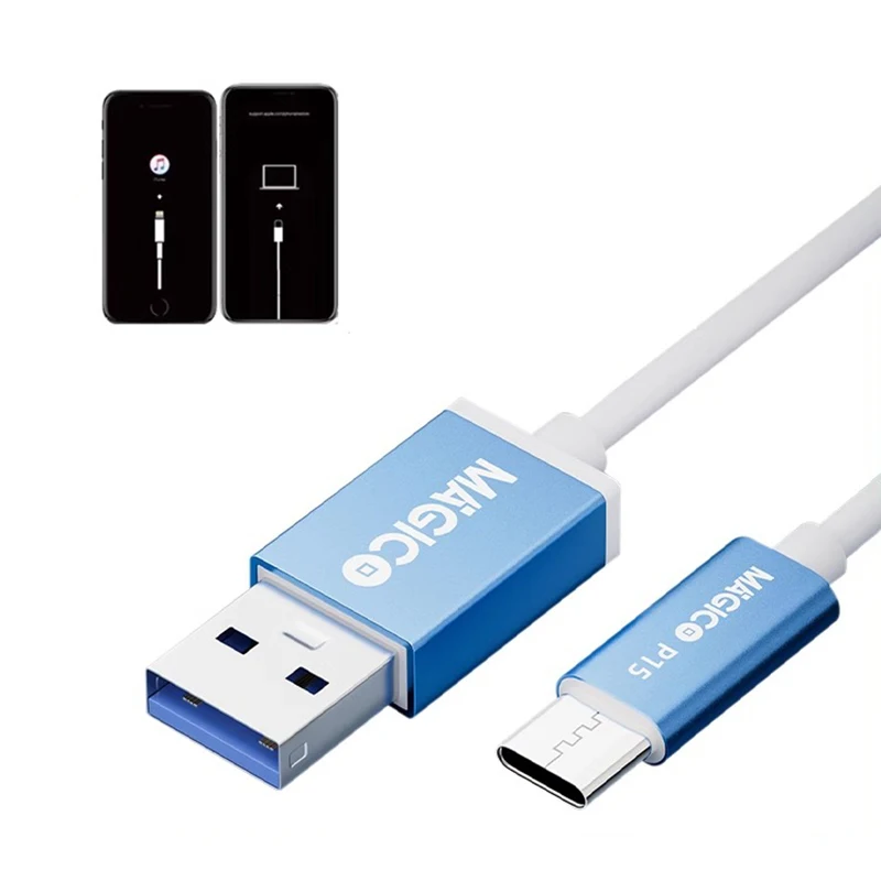 

Кабель DFU Magico для iPhone, iPad, автоматическое восстановление, автоматическое обновление режима DFU, онлайн-проверка, серийный номер